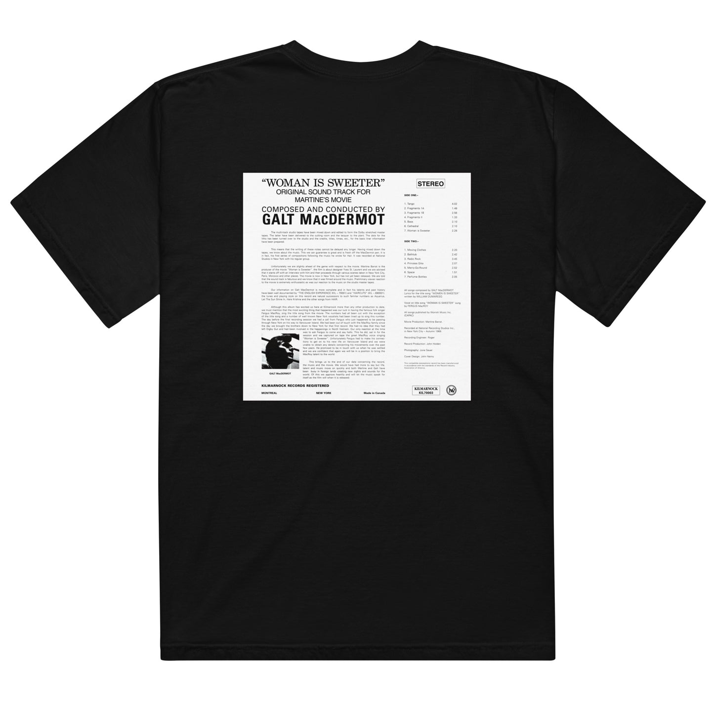 Woman Is Sweeter Album Tee