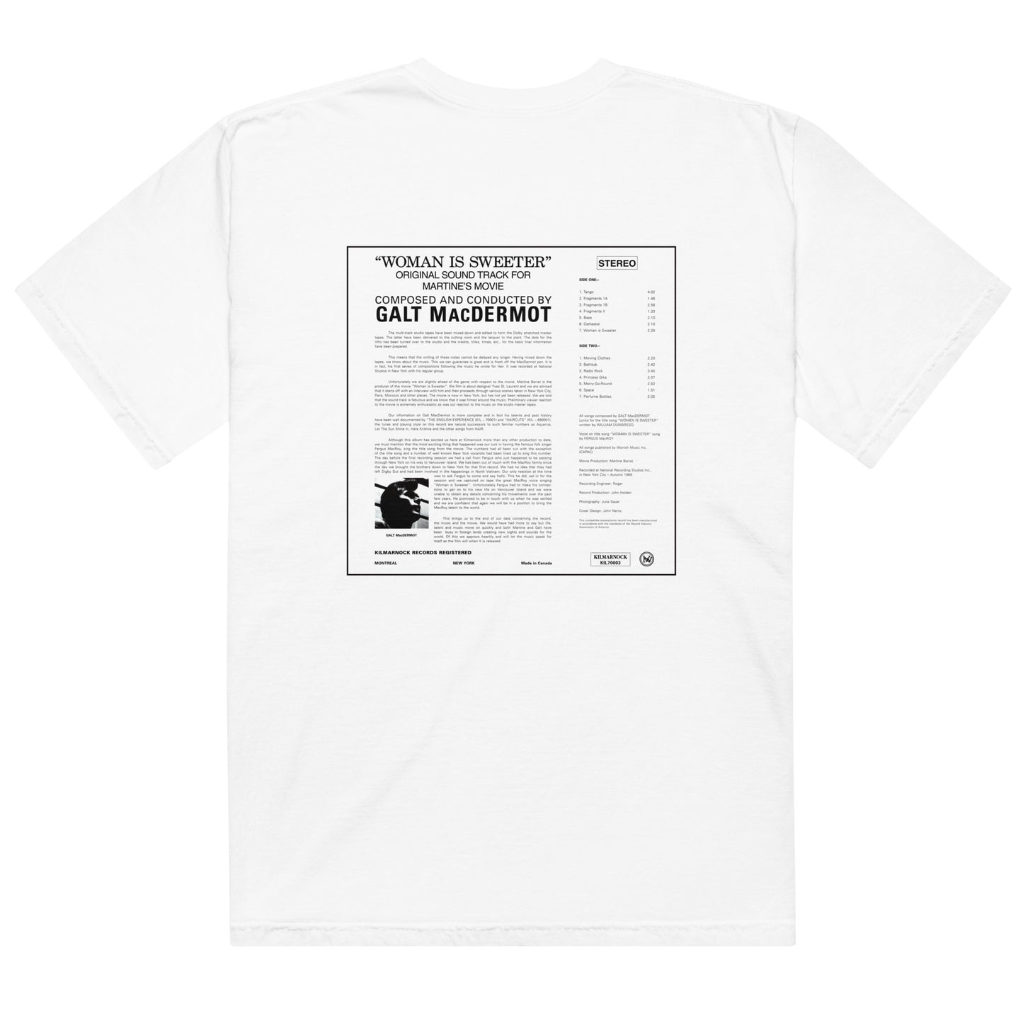 Woman Is Sweeter Album Tee