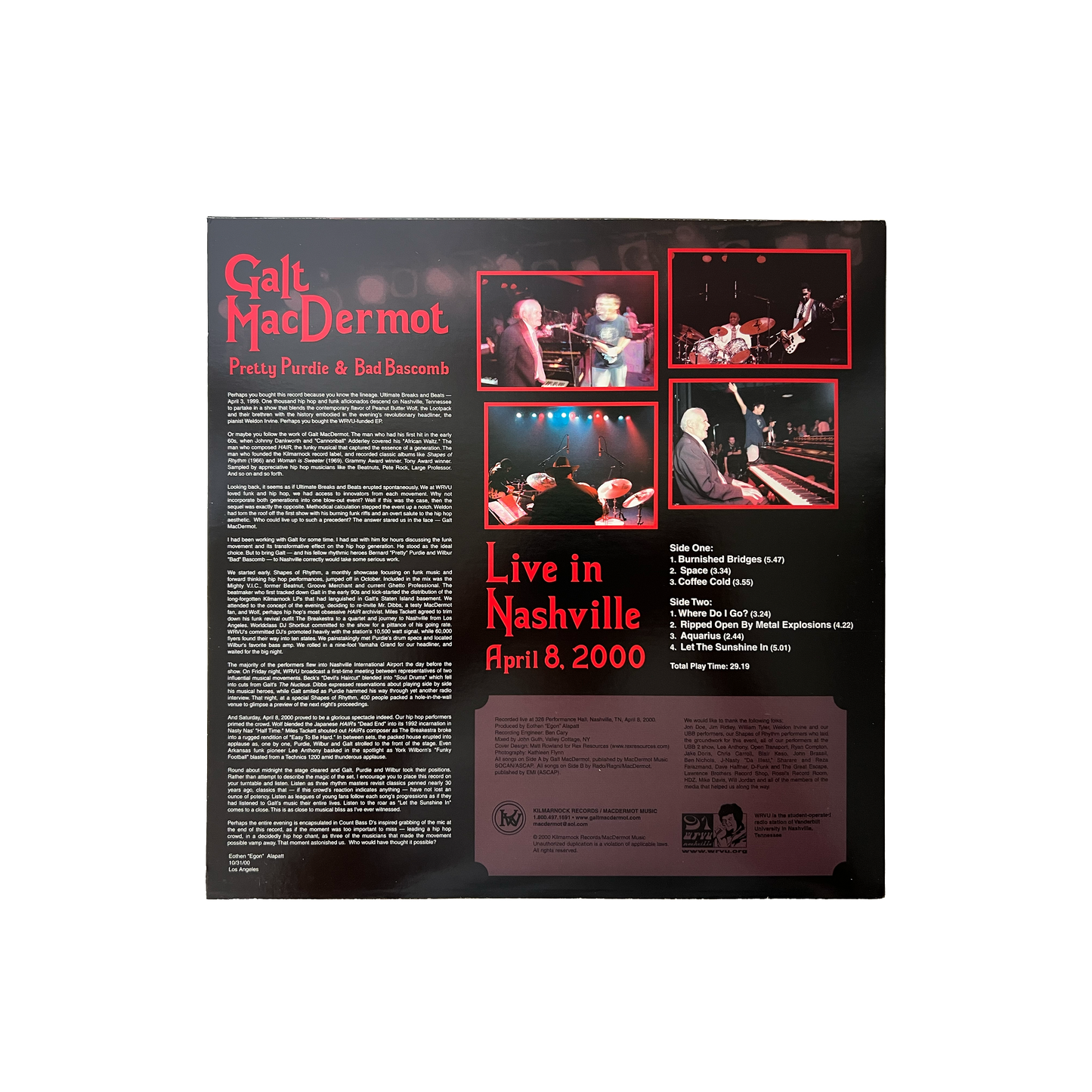 Live In Nashville Vinyl