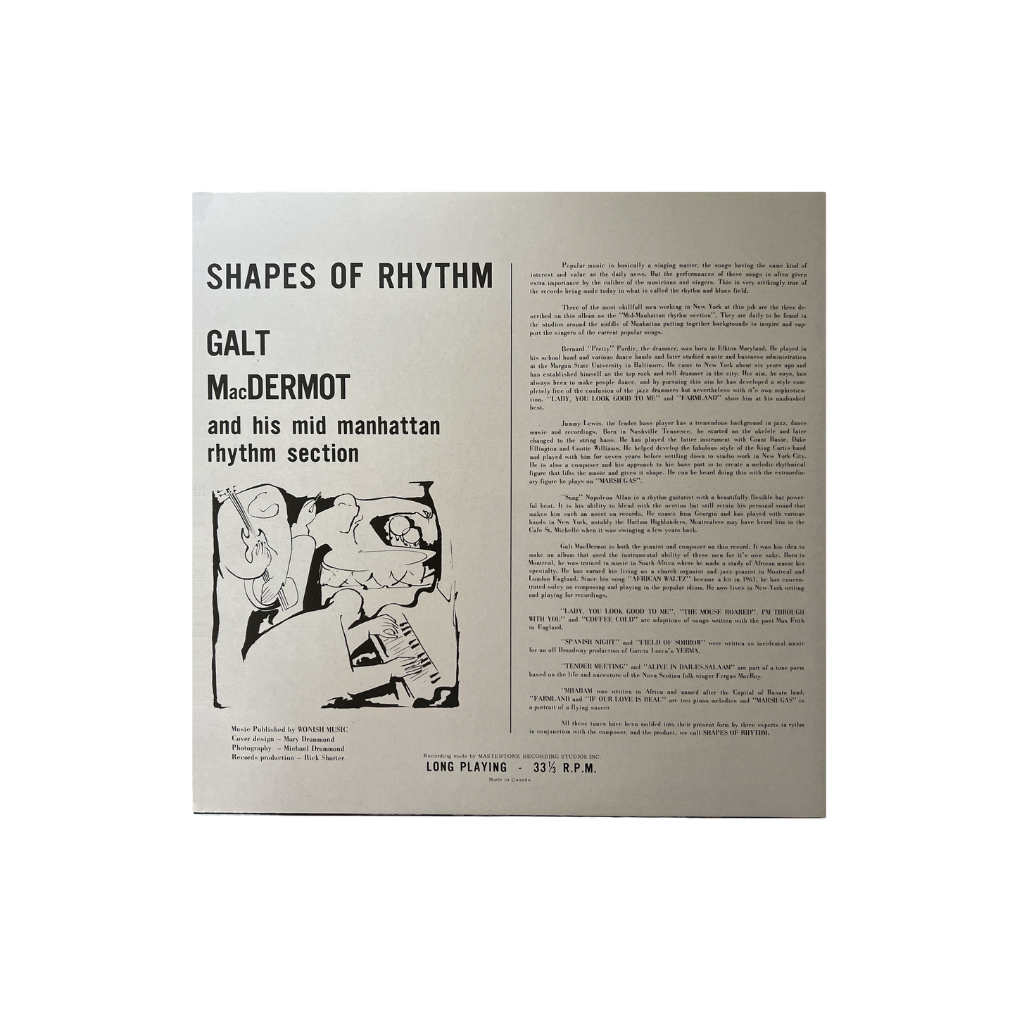 Shapes of Rhythm Vinyl - 1999 Reissue