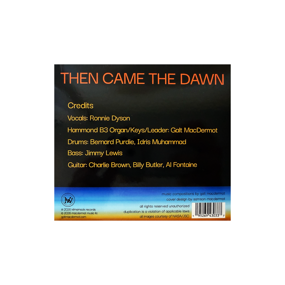 Then Came The Dawn CD